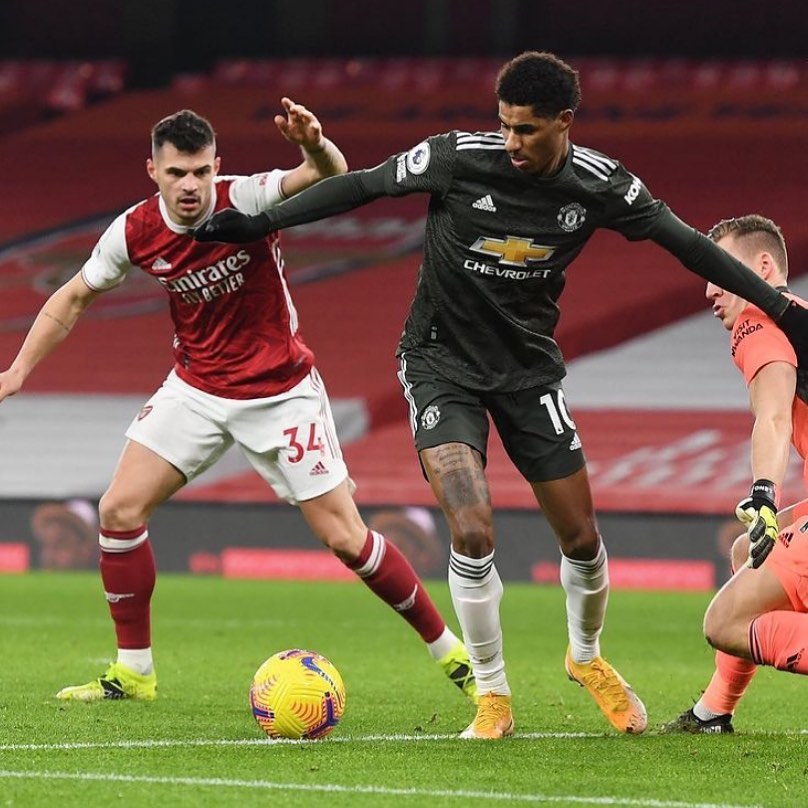 Arsenal 0 Man Utd 0. Good result for the top guys.