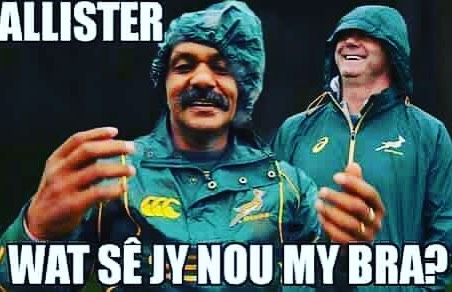 What's your call on Coetzeer ? After our mauling on Saturday. In the voice of the mean lady from the weakest link He is our MUGG of the week. Goodbye  #springboks #instagrampicofday #rugby #sarugby #muggoftheweek #allblacks #allistaircoetzee