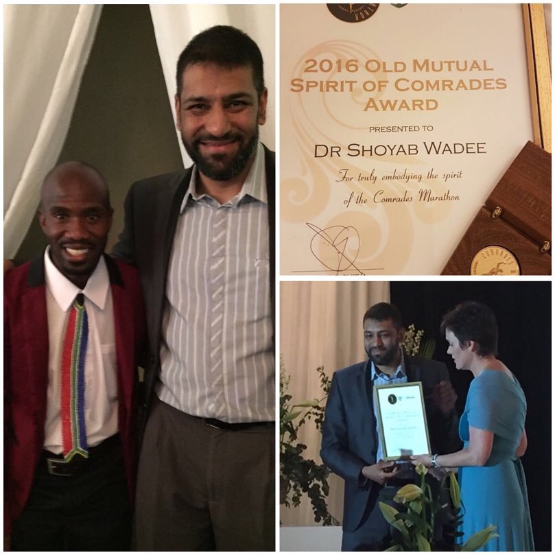 And after action packed weekend, A special mention to this man . Take a Bow Doc Wadee. You a Legend that shook the Blog. Dr Shoaib Wadee missed his 3rd Comrades finish when he rendered medical attention to a fellow runner #comrades #comradesmarathon #comradesawards #running #marathons #sarunning #hero #sportsmanship #legend #legendthatshooktheblog #proudlysouthafrican #spiritofcomrades #marathon #roadrunning #fairplay