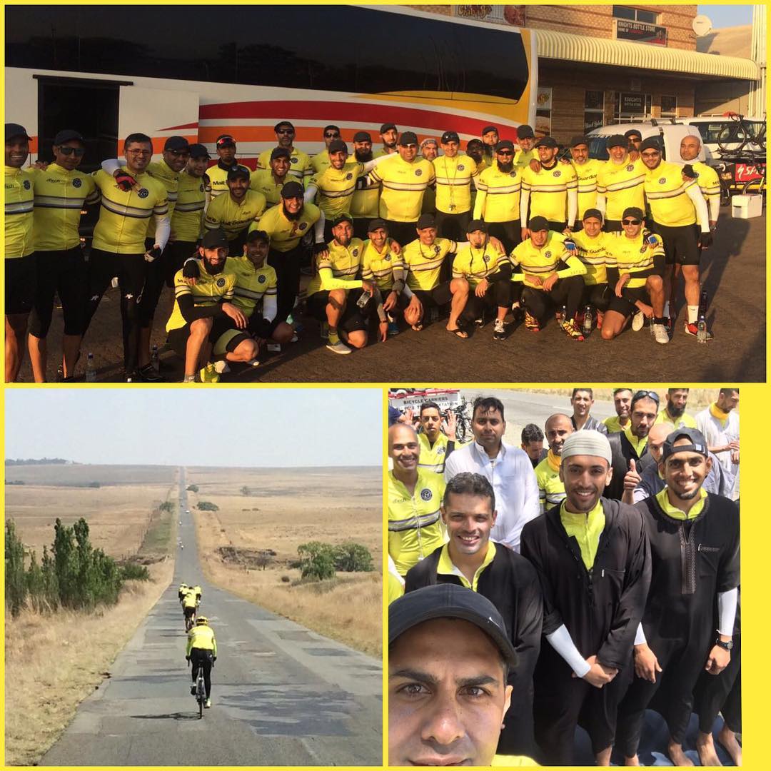 Tour De Durban 2016-Day 1. 195 km JHB to Reitz Free State. Get all the pics on the blog www.swoosh0018.com #tourdedurban #cycling #roadcycling #mng #jhbtodurban #Reitz #195km #wattathing #endurance #OnedayWenImBIg *last location . 120km mark. Lunch and Zohar salaams