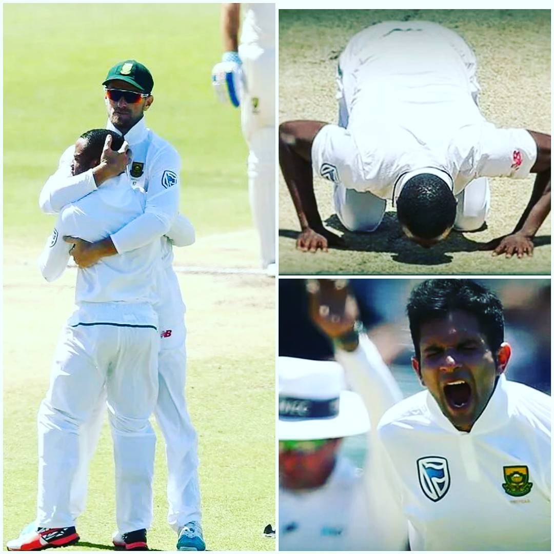 Proteas win the First TEST in Perth. Watching the celebrations at the gym.Watta thing. What are your thoughts on the victory and key moments. What bout that Bevuma Run Out #Proteas #proteafire #savsaustrailia #Perth #testcricket #savsaustrailiaseries #cricket #Bevuma