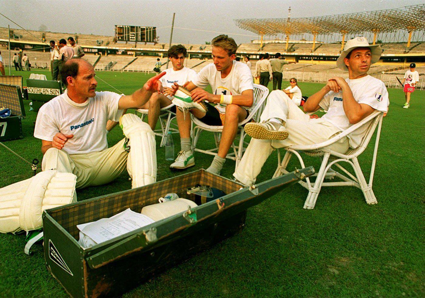Asl Noo Wakath(Back in the Day)Clive Rice,Richard Snel,Alan Donald and Dave Richardson.#cricket #sacricket #savsindia #cliverice #alandonald #daverichardson #richardsnel #panasonic #india #indianfans