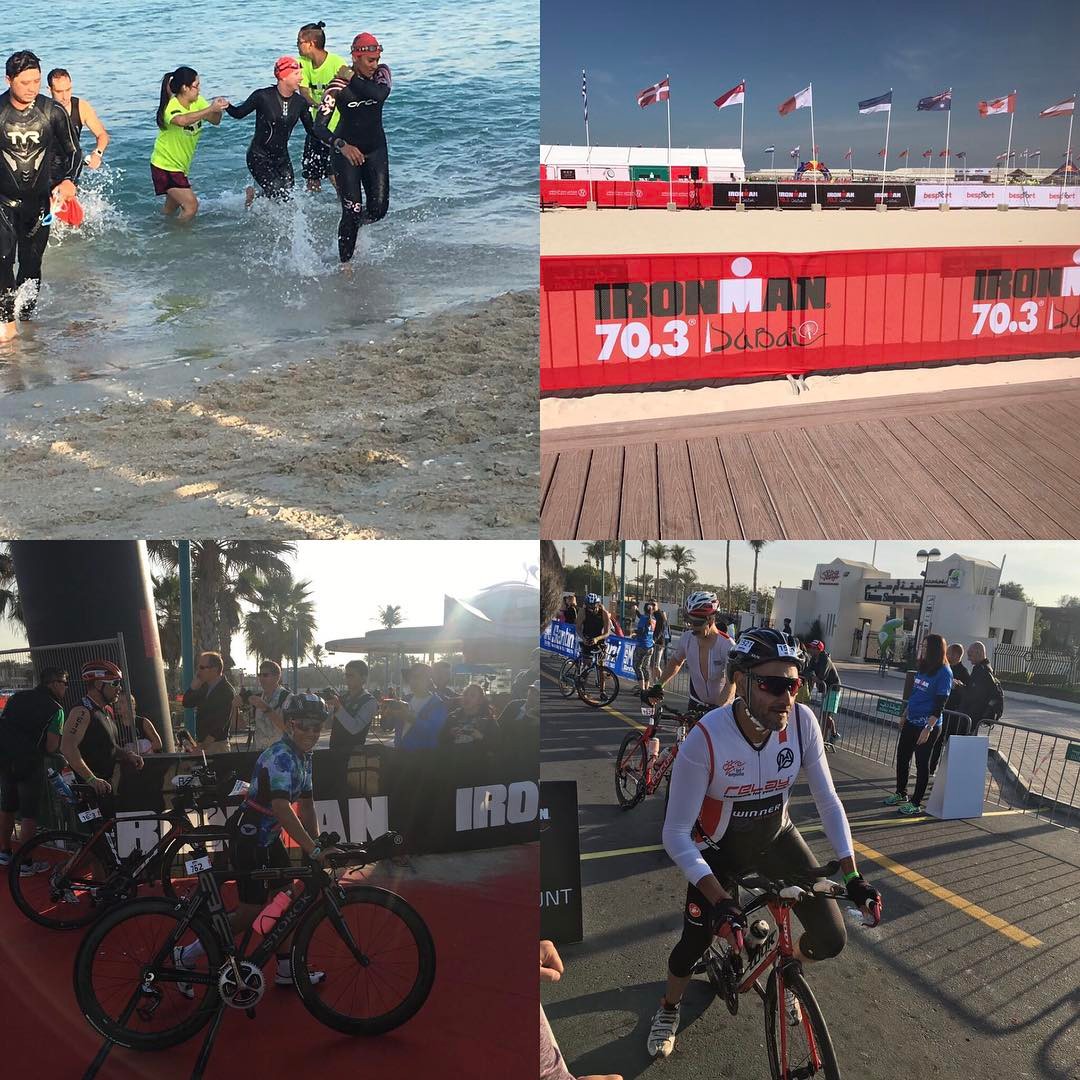 Iron Man Dubai 70.3 2017. Well done to the competitors and our own @mariamparuk @freddynkhan #ironman #ironmandubai #triathlon #tri #swimcyclerun #triathlete #ironman70.3 #endurance @storcksa @ironmansa @ironmantri