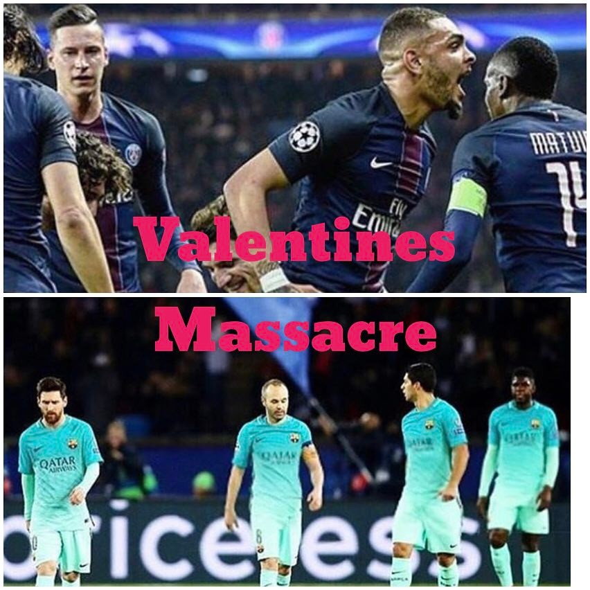 PSG 4 Barcelona 0. Enjoyed watching this. Is it a done deal? #uefachampionsleague #romanceinparis #psgvsbarcelona #psg #barcelona #europe #parissaintgermainefc