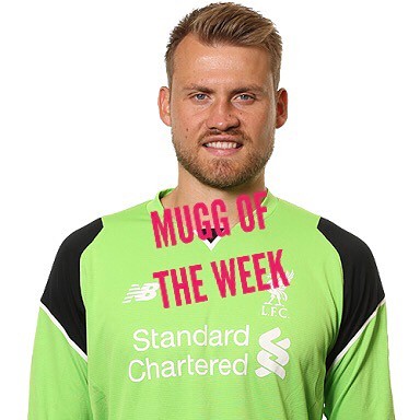 MUGG OF THE WEEK- Simon Mignolet for Selling us against HULL. 2 weeks in a row and both MUGGs from Liverpool . Never ever thought I would be posting like this but What to Do #muggoftheweek #simonmignolet #liverpool #YNWA #lfc #epl #soccer