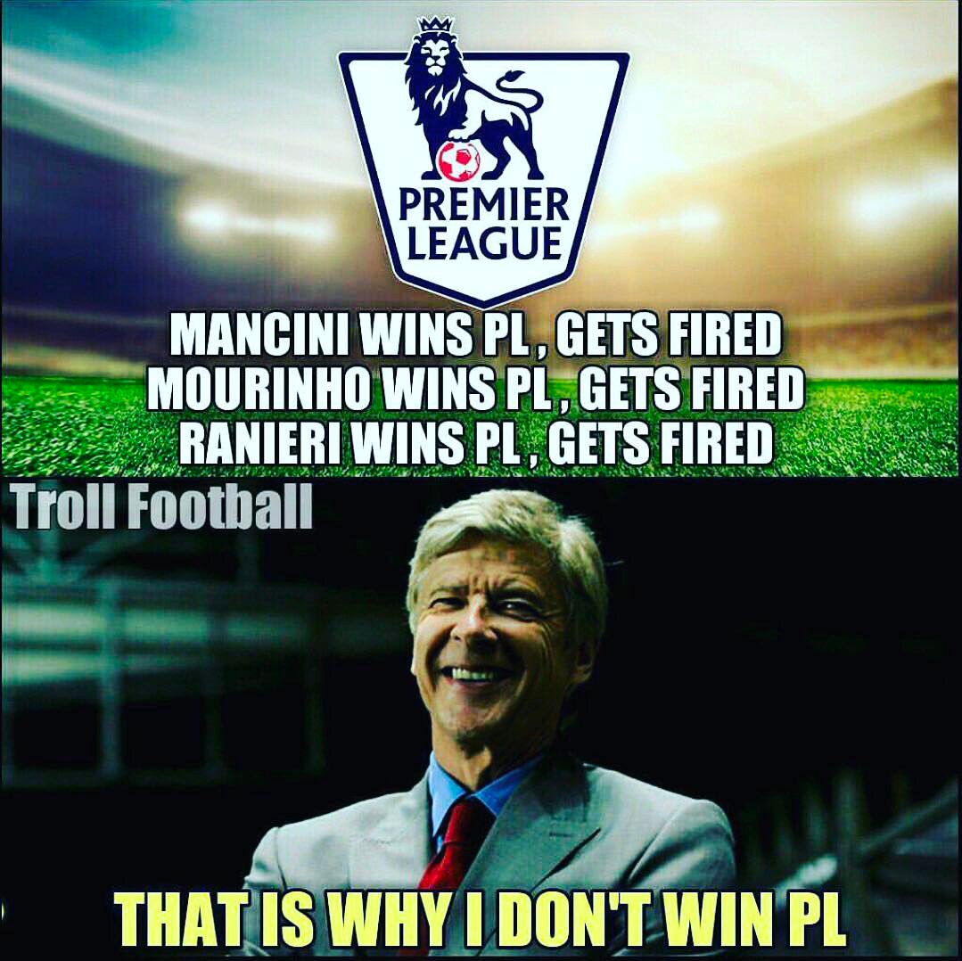 Instagram pic of the Day. Thought this was Hilarious #arsenal #ranieri #tinkerman #wenger #epl