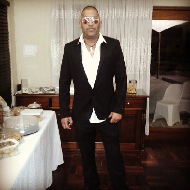 Long time since I had to wear a suit #wedding #zak &  Adila