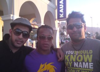 Edgar Davids met Me and Faheem Patel