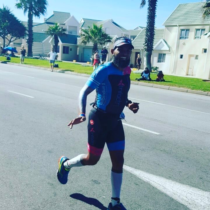 Iron Man 2017. Ary On the 42km run