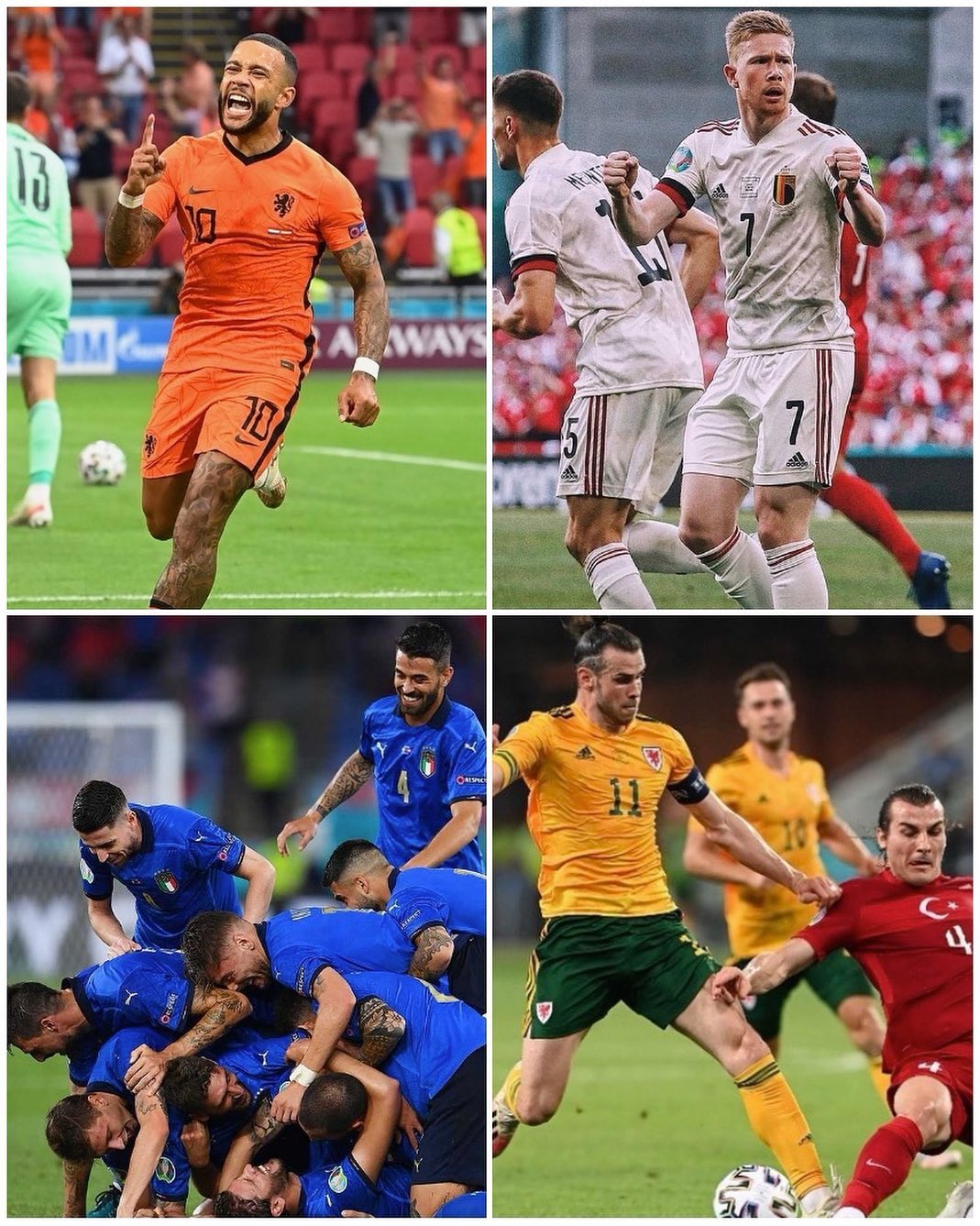 Italy cementing their place as Favourites with emphatic 3-0 victory over Switzerland. An attack minded Italy a pleasure to watch. Bale was class as Wales beat Turkey. The Dutch beat a lackluster Austria and Belgium showed their class with two superb goals to beat Denmark. Lukaku is a Beast.#euro2020 #azzuri #italyvsswitzerland #belgiumvsdenmark