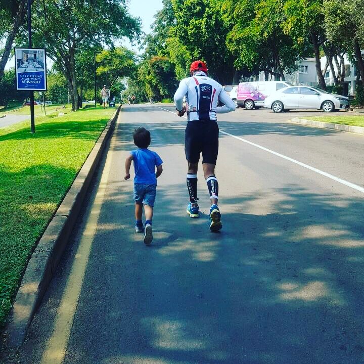 "Pain is Temporary. It may last for a minute, an hour or a day or even a year. But eventually it will subside....And something else will take its place". At Sun City Triathlon. Some athletes participating from our Fun Tri Group. This makes our Pic of the Day #triathlons #suncity #suncitytriathlons #trianyone #swim #cycle #run #running #spirit #bike @funtrigroup #ironman #triathlete #triathletesrock #picoftheday