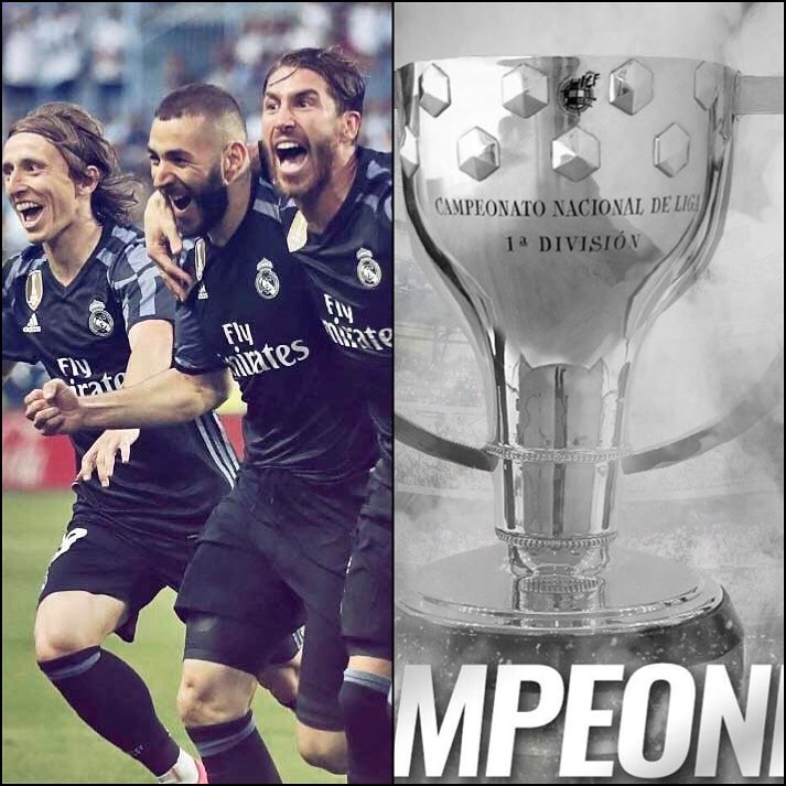 Real Madrid are La Liga Champions #realmadrid #laliga #champions #laligachampions #spanishchampions #spain #losblancos #campeonato