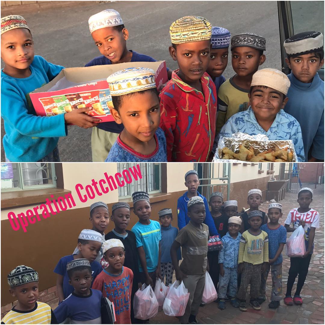 Operation Cotchcow is underway. What a Thing. Thank you Chicken Licken Lenasia and @mary_bhamjee and Her Team. Our tenth year and we going Strong #ramadan #charityfoundation #albadrorphanage #lenasia