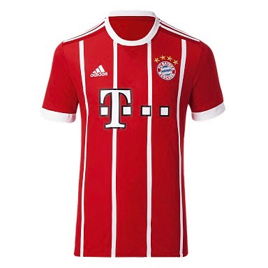 Bayern Munich Home Jersey 2017/18. Your thoughts #bayern #fcbayern #munich #bayernmunich #adidas #bayernjersey #bayernhome #kits #soccer #bundesliga #tsytems #germany #germanchampions