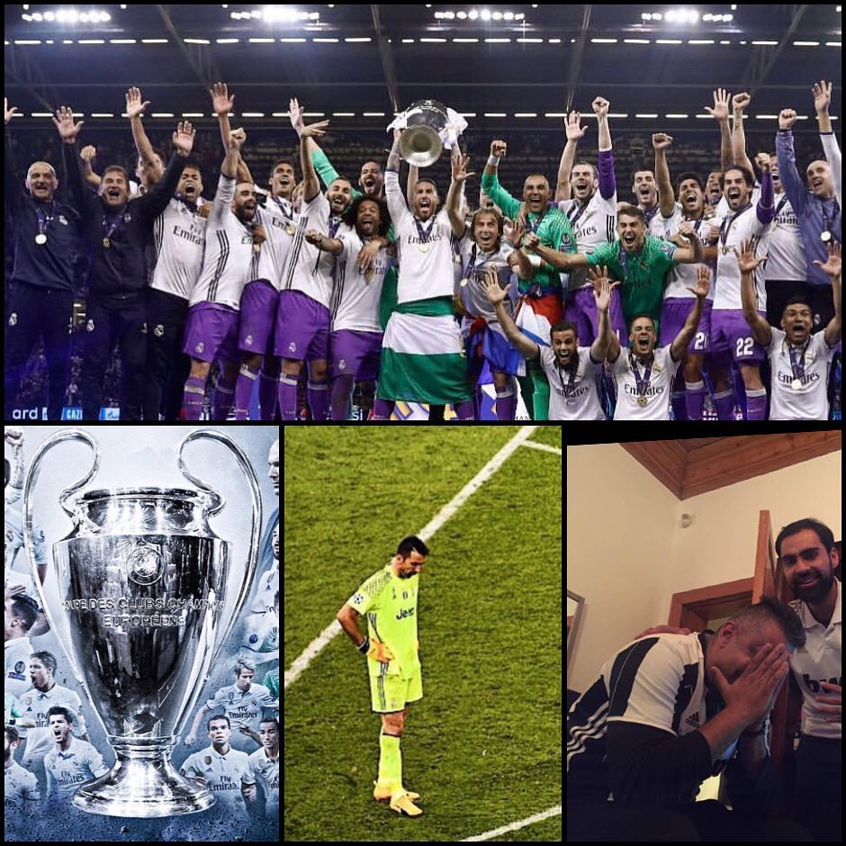 Shattered. It hurts like Anything. Congratulations Real Madrid. Grazie Gigi. Forza Juve. Always a Bianconero #Tonight? #FinoAllaFine #juventus #juve #realmadrid #championsleague #cardiff2017 #uefachampionsleague2017 #bianconero