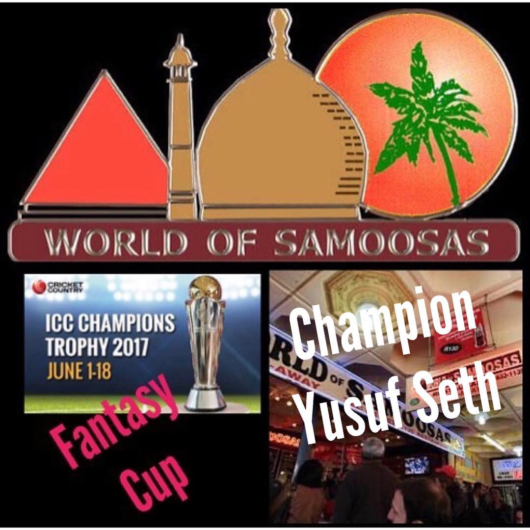 Congratulations to Our ICC Champions Trophy Fantasy Winner. Yes it's a Seth Again. Well done Yusuf Seth. Enjoy your meal for two after Ramadan ️. Also a Global rank of 62/2223. Whatta Thin. Hafeez as vice captain and F. ZAman and Ali as batsmen. H Ali as bowler and Veeeehrat Kohli as captain