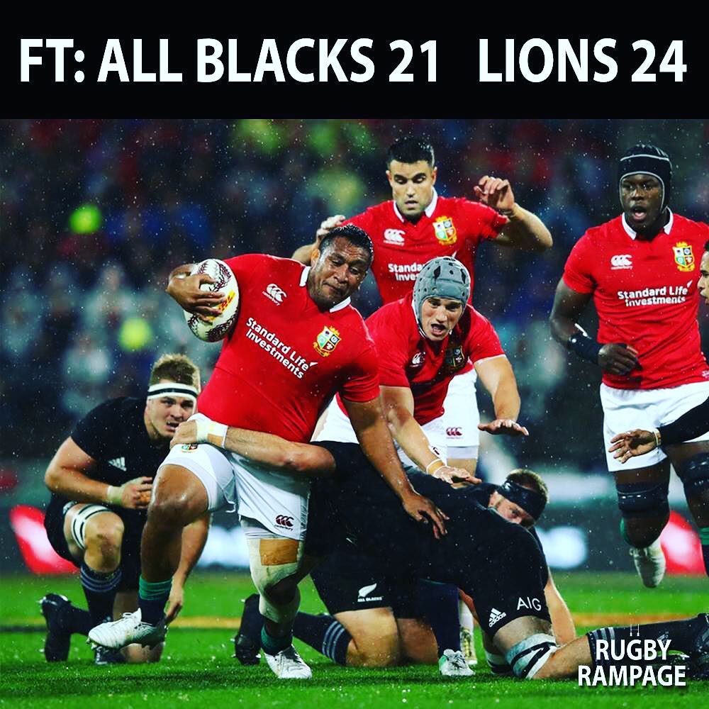 Great morning of Rugby. Sets up the third Test. What's your views? #rugby #allblacks #britishlions #sonnybillwilliams #newzealand #allblacksvslions