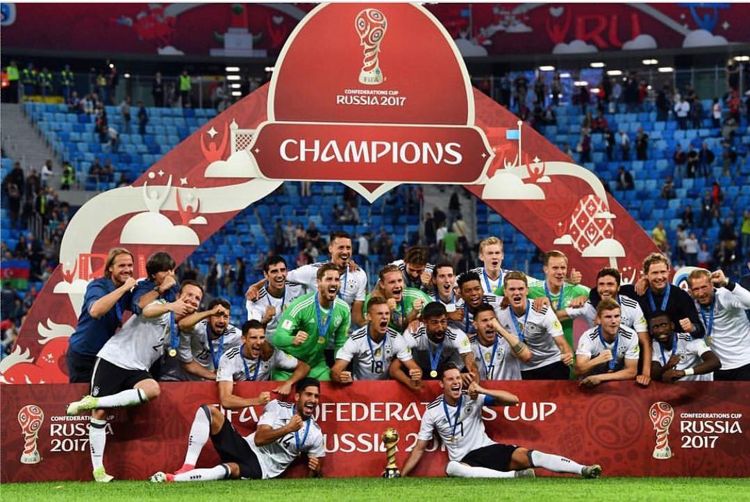 Germany are 2017 Confederations Cup Champions. Germany  1 Chile 🇨🇱 0 #confedscup #russia2017 #fifaconfederationscuprussia2017 #stpetersburg #germany #chile #germanyvschile #soccer #football #champions