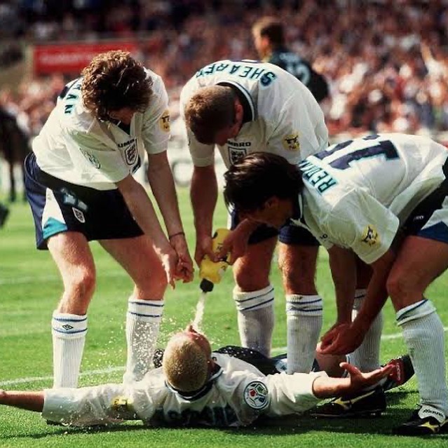 Euro 96. I was there. That Gaza goal against Scotland. The Southgate penalty miss. Football came Home and Bierhoffs golden goal and the Nike Italy Kit#euro96 #england96 #uefaeuropeanchampionship #gazza #southgatepenalty #footballscominghome #bierhoff #wembley #delpiero #italia #nike