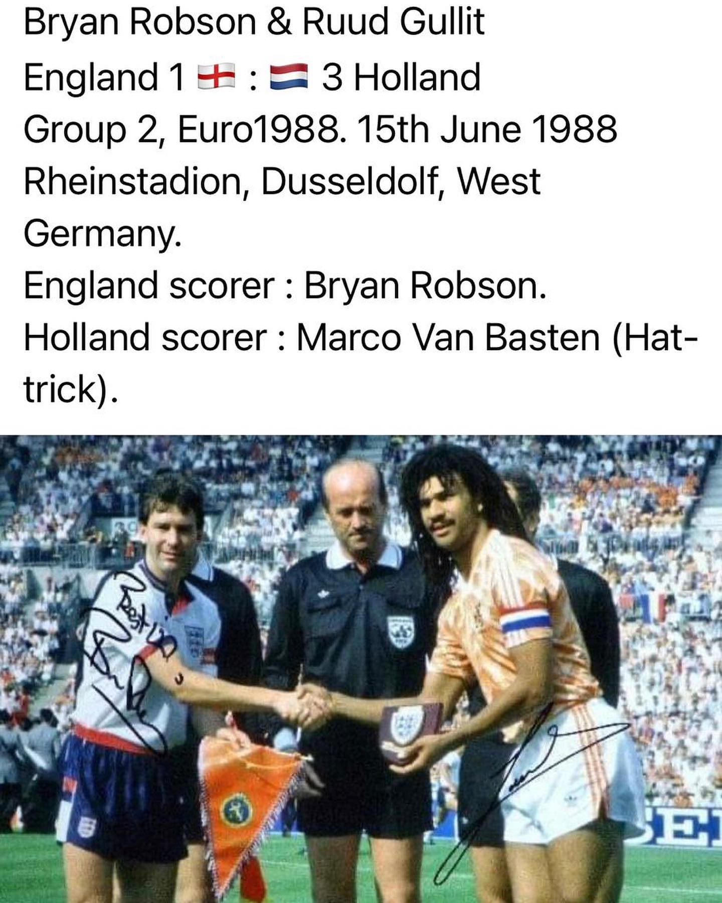 Euro 88. That Van Basten hatrick vs England and that Dutch kit. And ofcourse the Van Basten Volley in the final Against Russia.........Class.#euro88 #vanbasten #holland #dutch #netherlands #europeanchampionships  #gullit #england #germany88