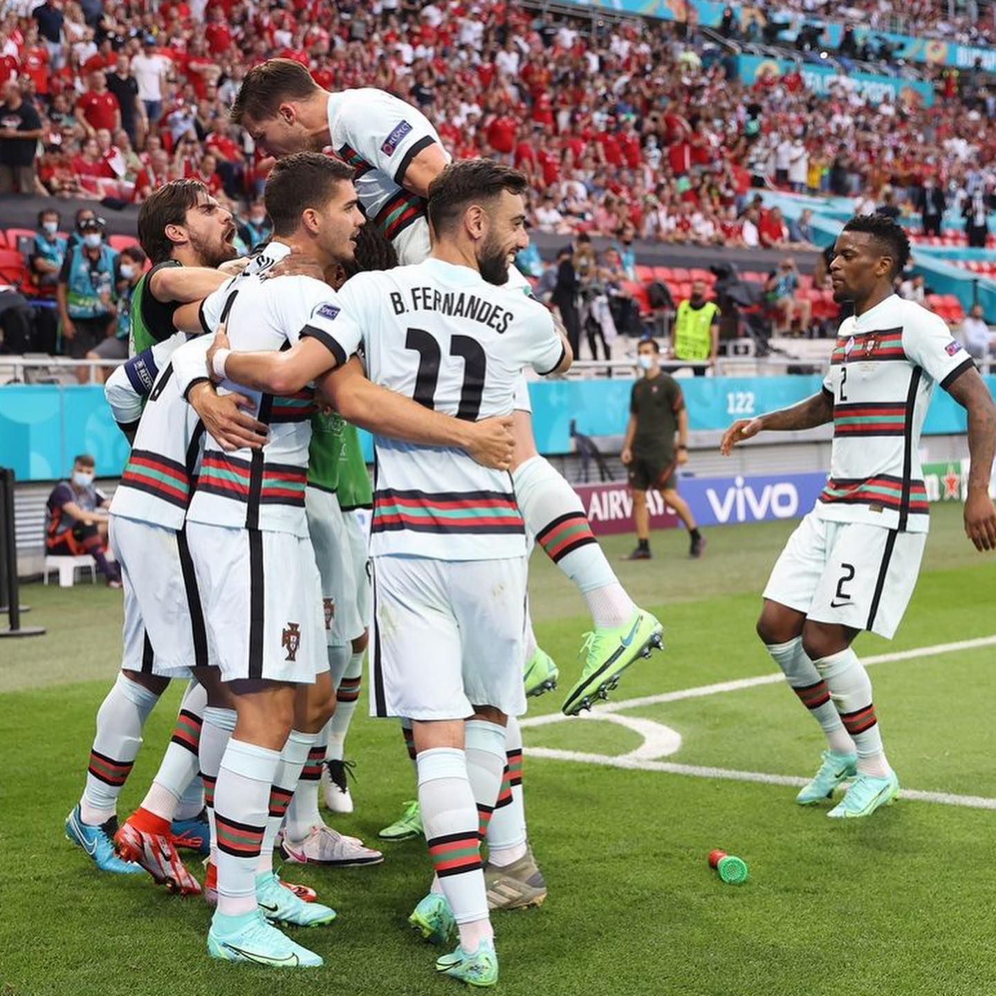 Good win for Portugal in Budapest. They beat Hungary 3-0 and CR7 starred#portugal #portugalvshungary #euro2020