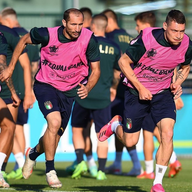 Calm before the Storm. Let’s do the business against the Swiss. Forza Azurri