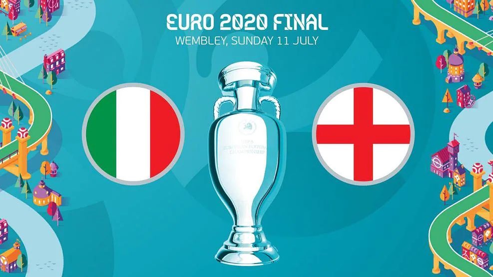 It’s here. The Euro 2020 Final is upon us. Museeeve game. Who will it be. What’s your predictions?#euro2020 #euro2020final #englandvsitaly #wembleystadium #london #azzuri #forzaazzuri #italianfans #englandfans #italy #england #forzaazzuri #mancini #southgate #footballfans #football