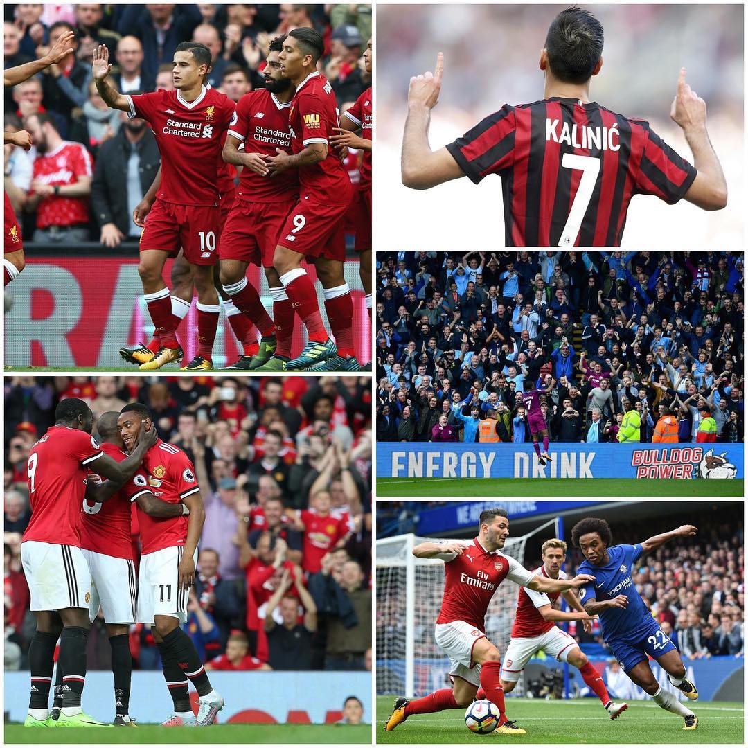 Weekend Footy Round up. The MANCS thump everton. City are rampant. Liverpool frustrate against Burnley. Whenever I make Harry Kane Captain in Fantasy he doesn't score.Milan are@on our trail and Barsa and Real both win. In the Match of the Day Arsenal and Chelsea draw. Yeh way it looks now the MANCS and Citeh are my favourites for the Title