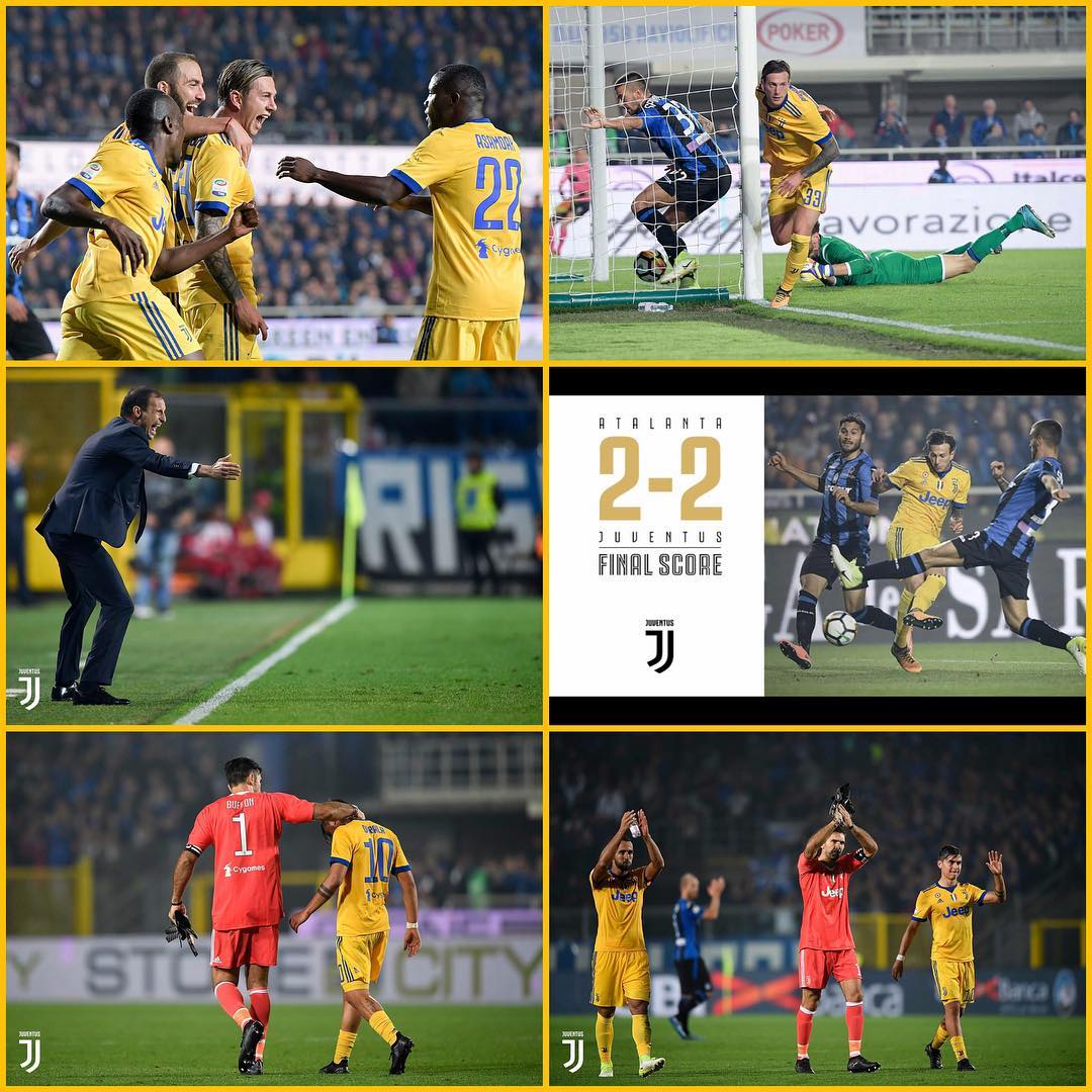 Atalanta 2 Juventus 2. We lose a 2 goal lead and draw. Dybala also misses a penalty. Still unbeaten but we drop our first points. Forza Juve #juve #forzajuve #juventusvsatalanta #juventus #seriea #bianconeri