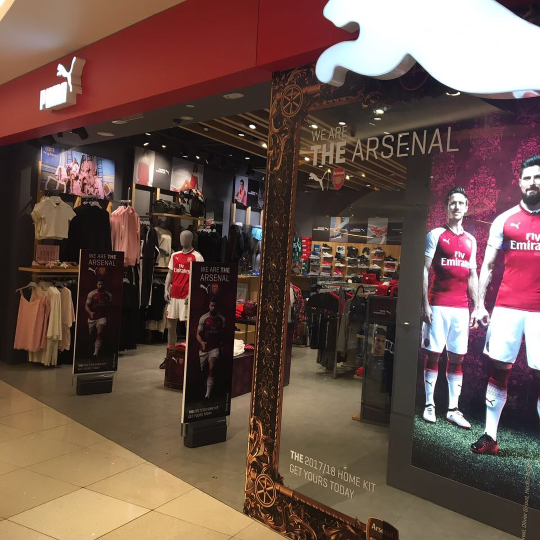 Puma Store in Singapore.Been to any Nike,Puma or adidas store around the World. Inbox us or email info@swoosh0018.com #puma #pumastore #pumasingapore #singapore #pumastyle #pumalove #sportsstores #pumalifestyle