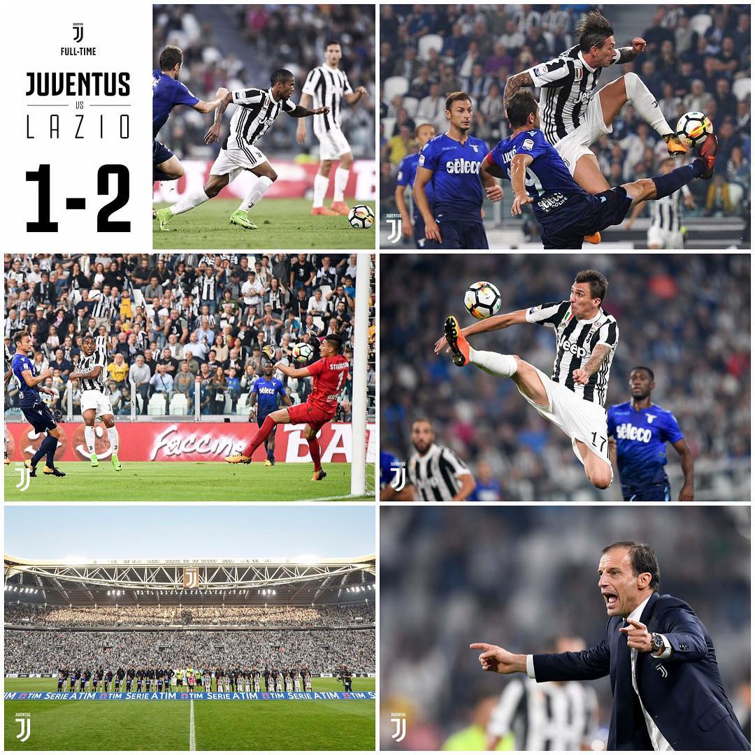 Juventus 1 Lazio 2.We lose our first game of the season after being a goal up. Immobile scored twice and Dybala missed his second penalty in 2 league games at the death. Juve should have taken the first half chances. Forza Juve. Time to work harder #juventus #juve #forzajuve #juventusvslazio #lazio #alianzstadium #turin #seriea #serieatim #bianconeri