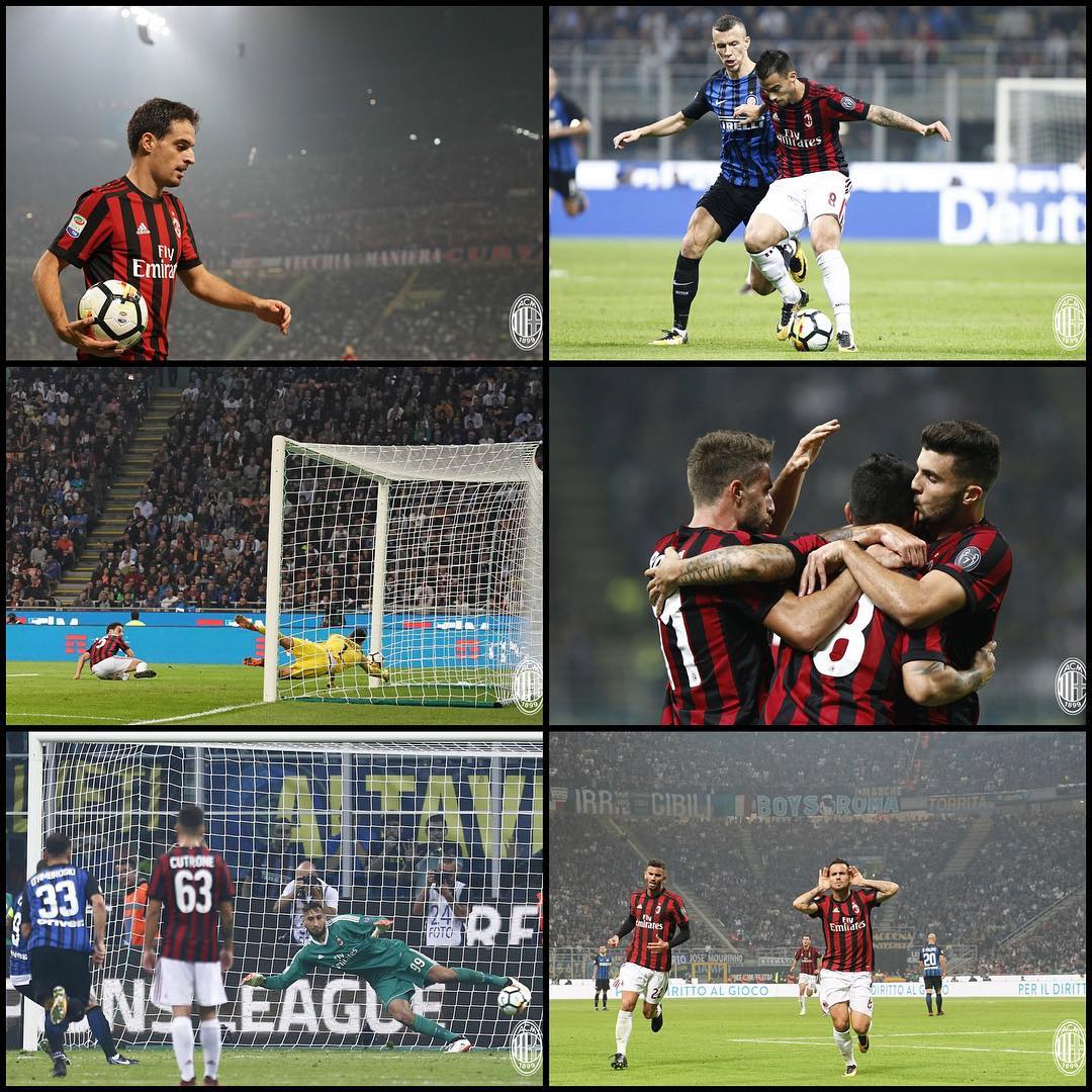 Inter Milan 3 AC Milan 2. Def lived up to the Deeby reputation. An Icardi penalty and hatrick fired Inter to the win. Highlights on the blog #sansiroderby #acmilanvsintermilan #milan #acmilan #intermilan #sansirostadium #seriea #serieatim