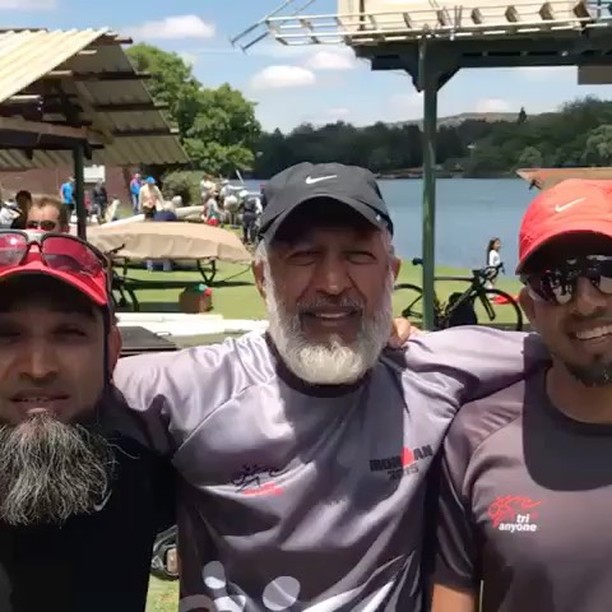 We caught up with the Winner Mohammed Motala and runner up Mohammed Baroochi after the Fun Tri Triathlon event yesterday. This is what they had to say. They were flanked by their coach Uncle Archie who was proud of his boys. In pic two. 1. Mohamed Baroochi,Mohamed Motala and Third placed Shiraz Mahomed.@trianyone. Scroll for pics #triathlon #tri #funtriathlon #triathlete #run #swim #cycle #cyclinglife #running #triathletesofinsta #triathlons #funtrigroup #emmarentiadam #openwaterswim #swimmer