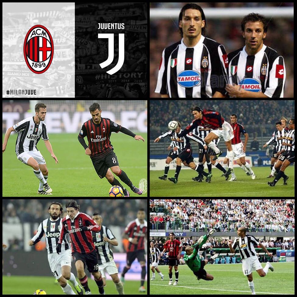 AC Milan vs Juventus tonight. Watta thing. Forza Juve