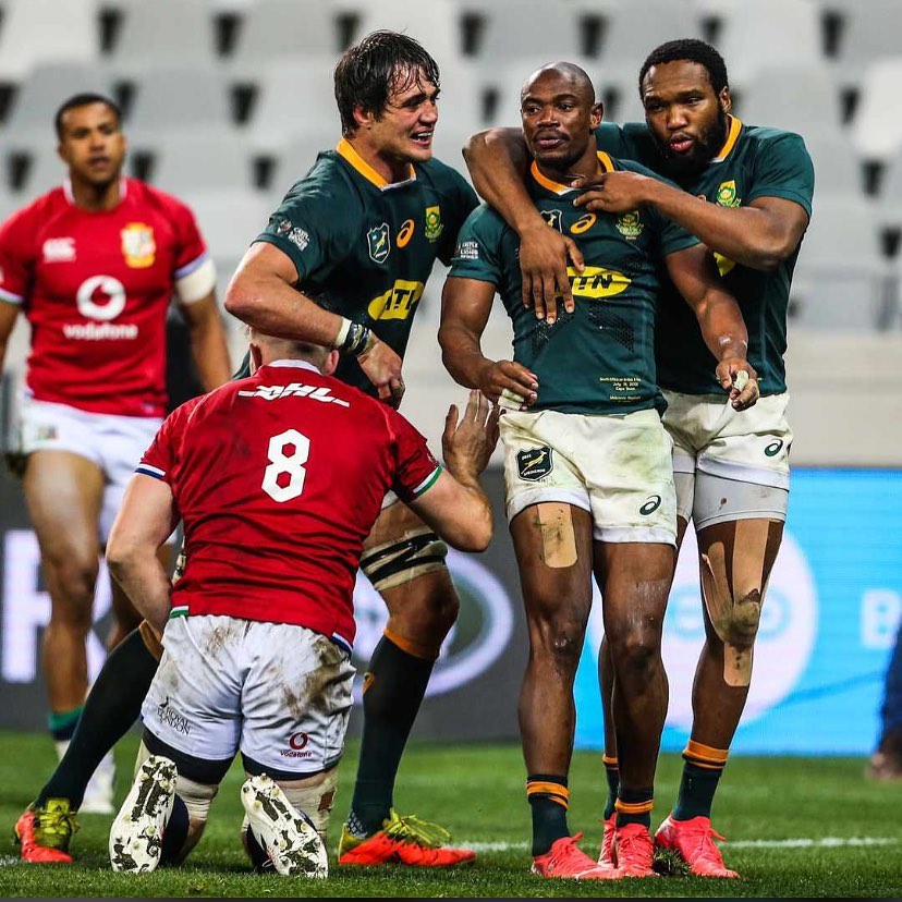 Springboks 27 British & Irish Lions 9. Musseeeve third test awaits. Better second half from the Boks.