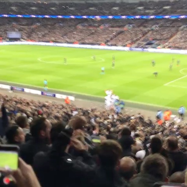 Action from Wembley. Spurs vs Real Madrid by @aslamo75. Watta Thing