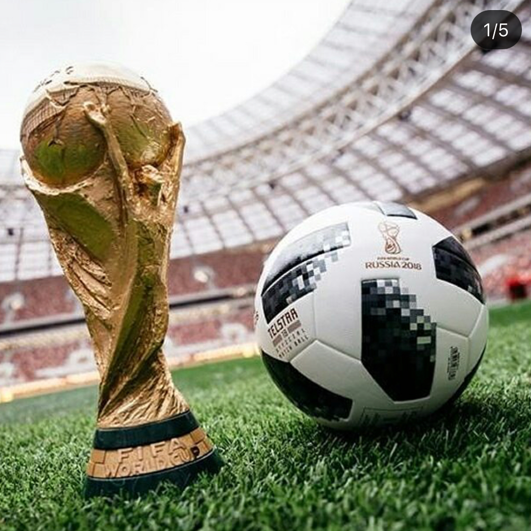 Adidas Telstar 18Official Matchball of Russia 2018 World Cup. Your thoughts ? #adidas #adidastelstar #russia2018 #worldcupball #football #fifaworldcup #telstar18