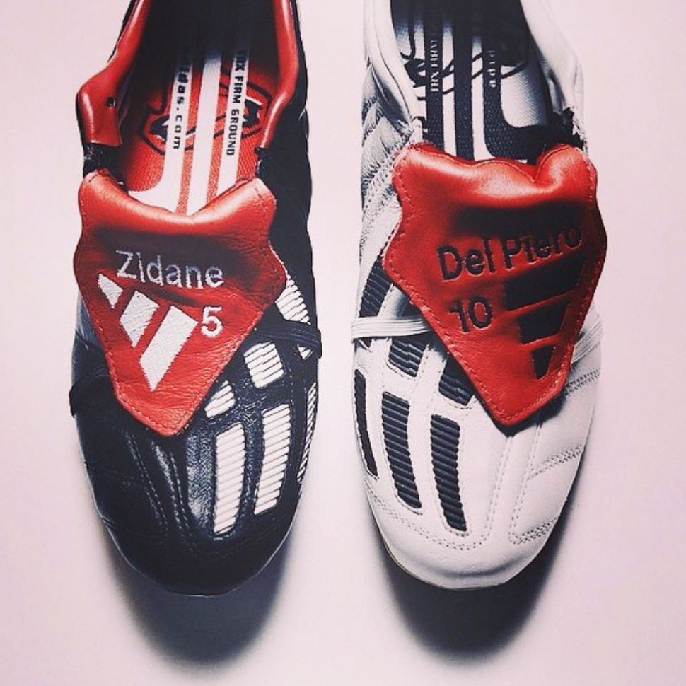 Our Instagram pic of the Day. ️️️️️️️Adidas Predator Manias worn by 2 Legends #adidas #predators #adidaspredators #predatormania #footballboots #boots #adidasfootball #delpiero #zidane