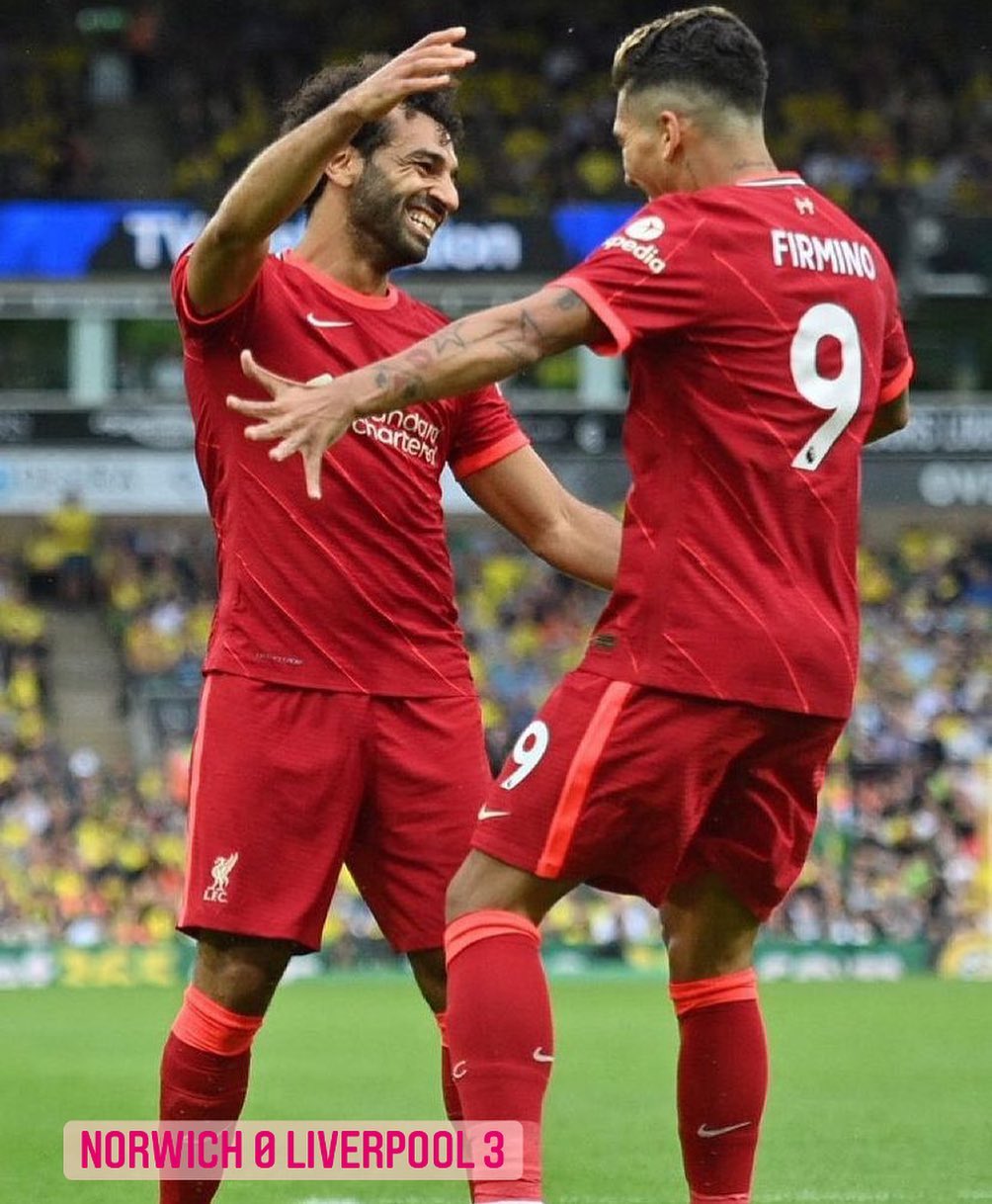 Norwich 0 Liverpool 3. We start the season of the right way.3 good goals and Salah breaking records. Front 3 and VVD looked great. As Klopp says the lads look fit and definitely a Liverpool worthy of a top finish. Crowds and great atmosphere across England. Good wins for Chelsea,Everton and Leicester. Villa shocked at Watford. Footie is back, Fans are back. ️️️#liverpool #lfc #liverpoolfans #YNWA #carrowroad #norwich #liverpoolvsnorwich #chelseavscrystalpalace #watfordvsastonvilla #englishpermierleague #epl #soccer #mosalah