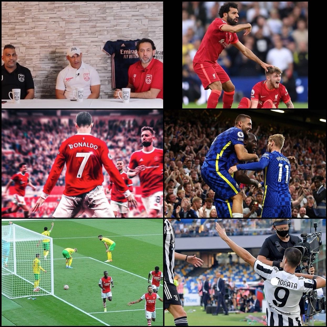 Catch our Round up on You Tube @readysteadyfootball . Great weekend of footie. The Ronaldo homecoming at OT was electric. Citeh,Arsenal,Chelsea and Liverpool all win and Szezny sells Juve again. Catch our show