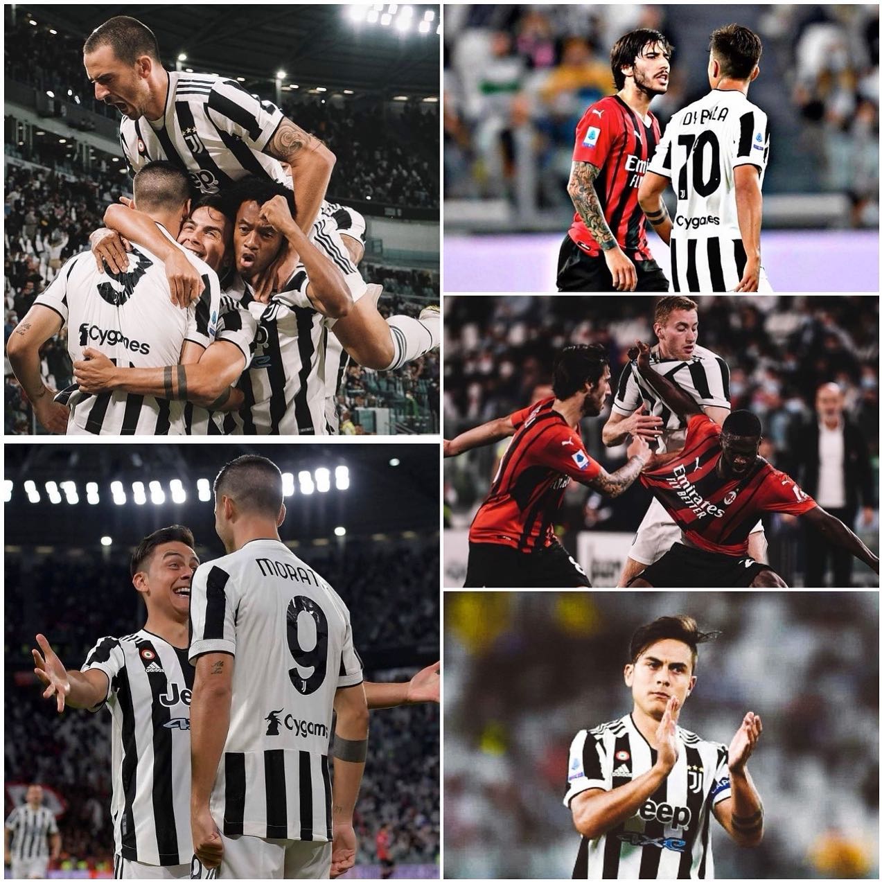 Juventus 1 AC Milan 1. We went to sleep in the last 15 minutes and allowed Milan back in. A Rebic header cancelled out Morattas 4th minute goal. On any given day you will take a 1-1 draw with Milan but after last night it 2 points out of 12. A horrific start  for Juve. We just can’t close out a lead. Now it’s Spezia in the week. Forza JuveAlways a Bianconero#juventus #juve #juvefans #bianconeri #juventusvsacmilan #milanfans #seriea #alianzstadium #bianconero #juventusfans #forzajuve