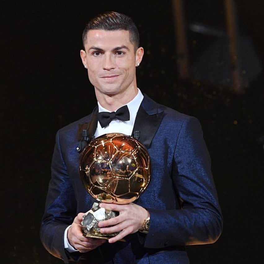 Christiano Ronaldo wins the Ballon D Or. Worthy winner ofcourse.