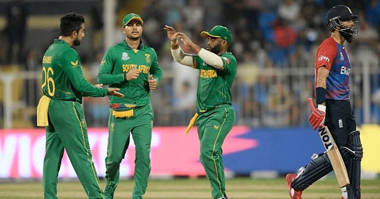 Proteas crash out of T20 World Cup. Heartbreak amidst low expectations nevertheless. We lost the tie against Bangladesh. Should have  chased it in ten overs. Well we made a good go of it and OuT with heads held high. Looking forward to the Semis#t20worldcup #proteas #savsengland
