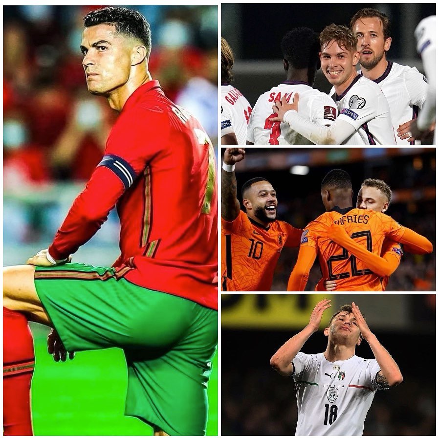 Was a big Last few days in World Cup Qualies for Qatar 2022. Portugal and Italy miss out on automatic qualification and go to Playoffs. They both have themselves to blame to be honest. England and the Dutch qualify with all the other big guns in Europe