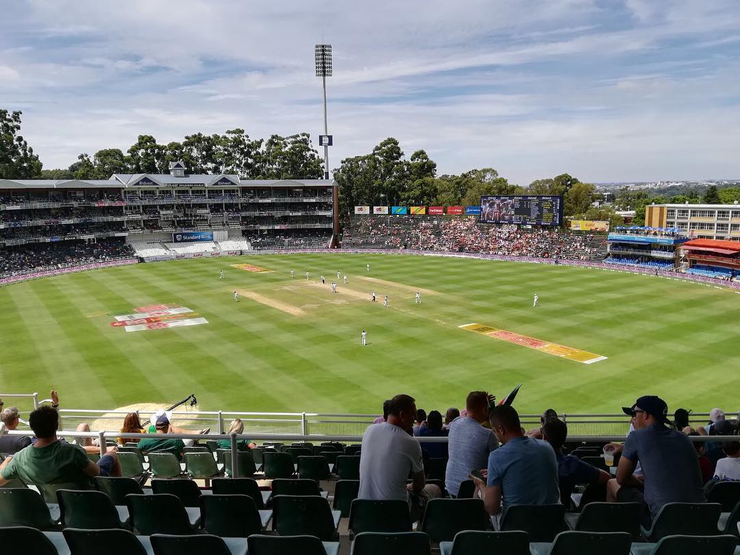 The Bullring. 3rd Test.Day 4. South Africa vs India. Are you at the Cricket. How's it going #cricket #testcricket #southafricavsindia