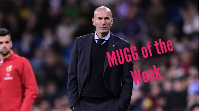 In the Tone of the cruel Lady from The Weakest Link, Zidane you are the MUGG of the Week, Goodbye. Madrid performing badly and dumped out of the Copa Del Rey. Just How Good is Zidane? #muggoftheweek #zidane #zinedinezidane #realmadrid #copadelrey