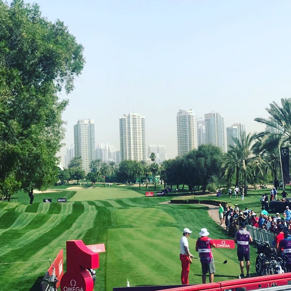 Omega Dubai Dessert Classic in Dubai by @shahidosmany makes our pic of the Day#emiratesgolfclub #omegaclassic #dubaidessertclassic #golf #golfing #pga #pgatour