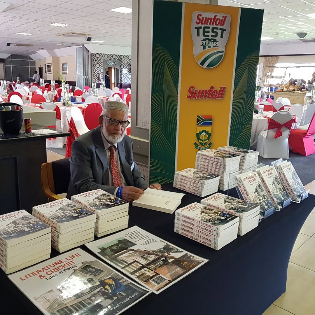 Well done Uncle CHUBB Garda.LLC official launch at The Long Room Wanderers. Uncle CHUBB regularly contributes to the 0018 Legends Project. Great moment for him. Enjoy Uncle CHUBB #cricket #history #pageview #sacricket #fietas #indiancricket @mfaizrajah @moebhamjee123 @zeegarda