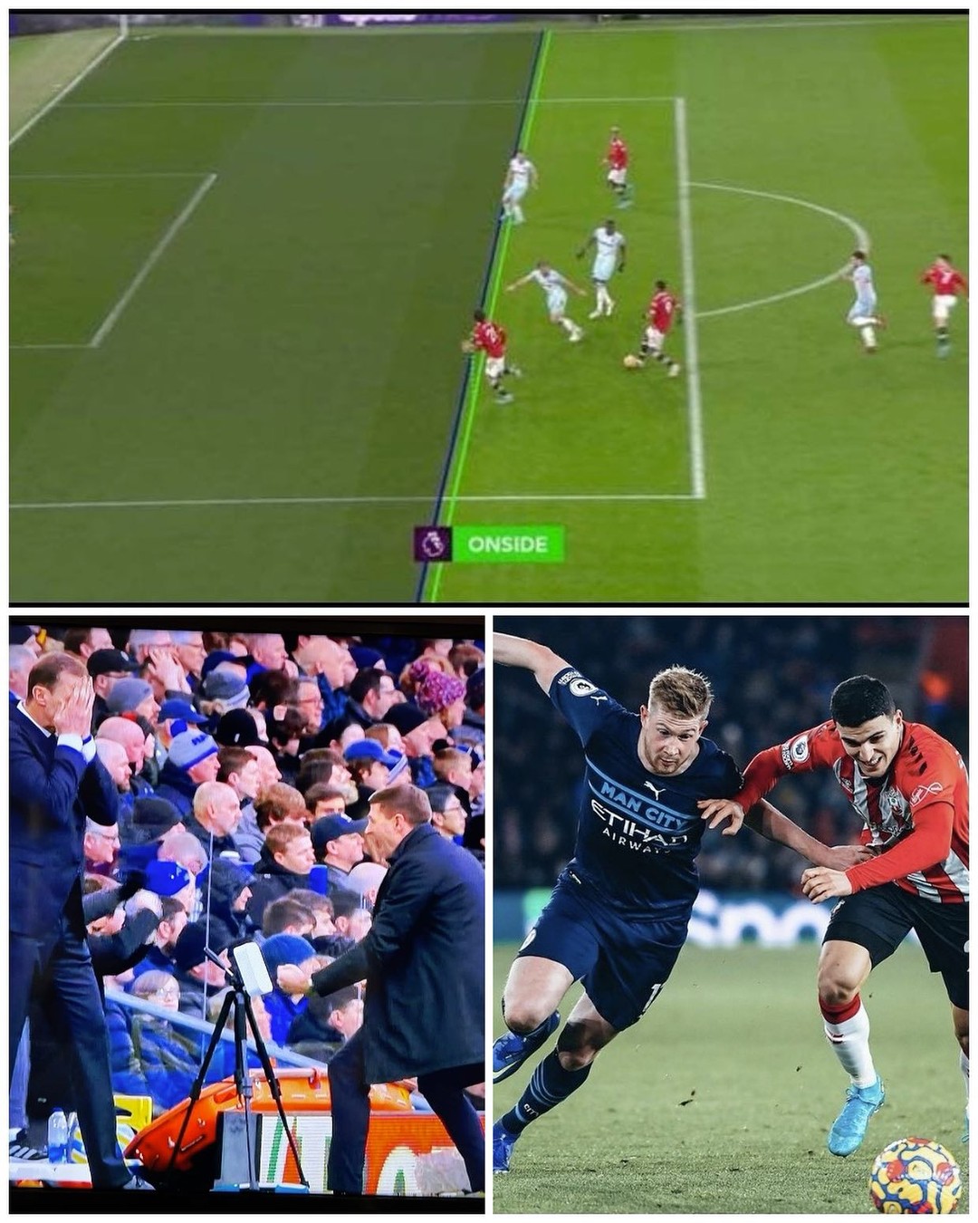Theft at Old Trafford in the end. Was Cavani offside. MANCS deserved the 3 points though and go into Top 4. Citeh held 1-1 by Southampton and Stevie G is the Man.