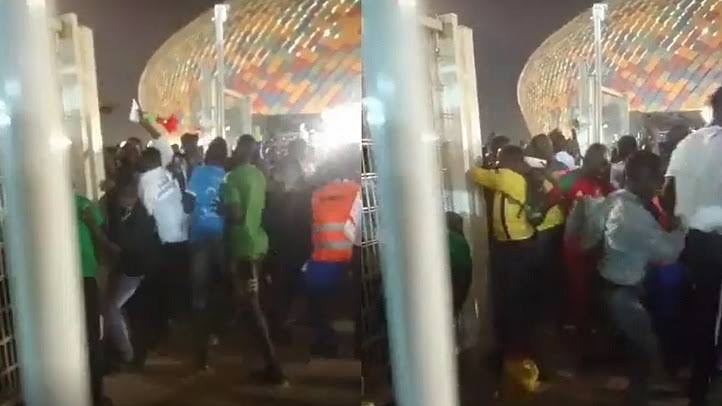 Stampede  after Cameroon vs Comores at the Olembe Stadium. At least six people were killed. Tragic for Football